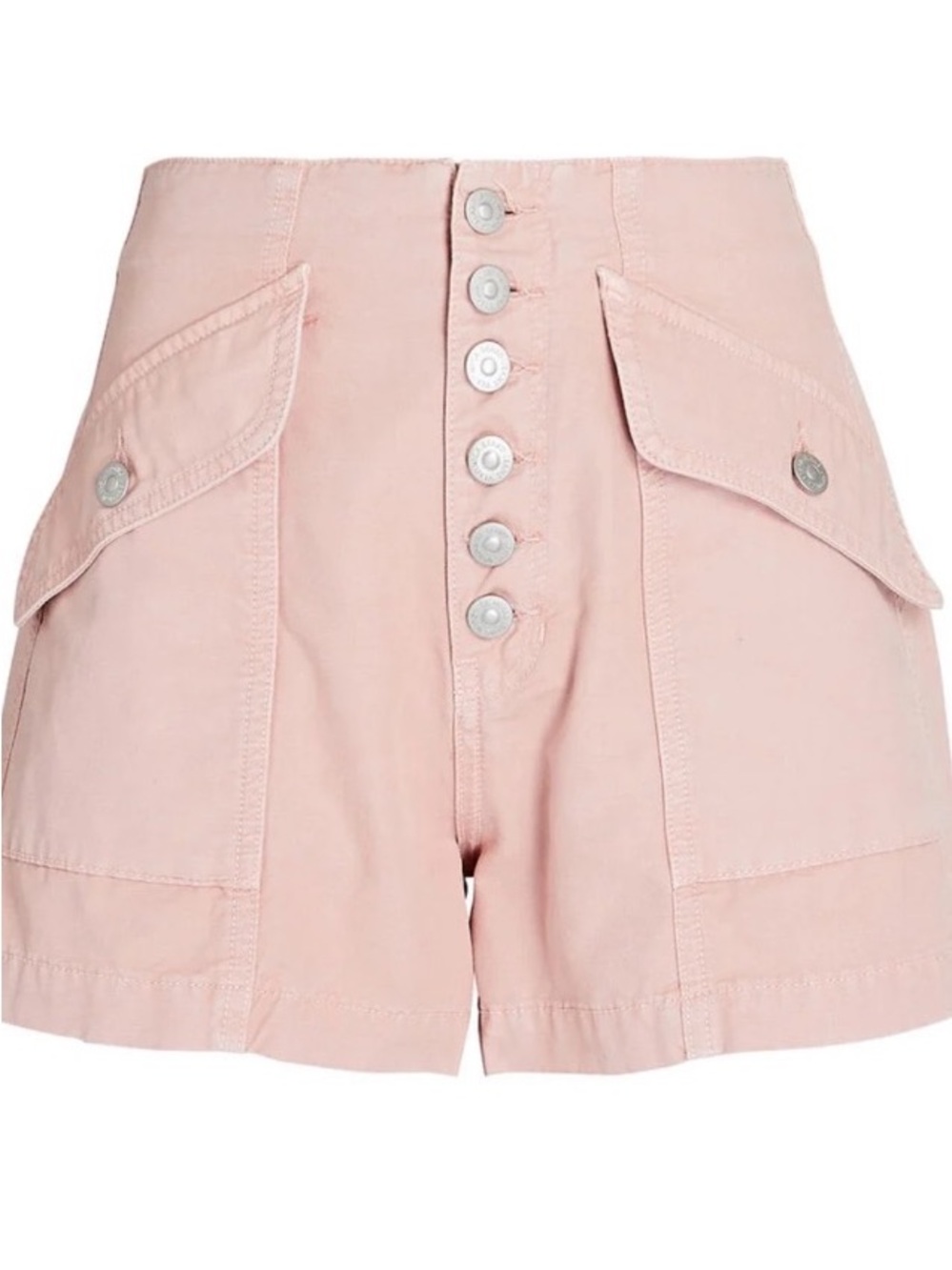 $248 Veronica Beard Bobbie Button Front Shorts